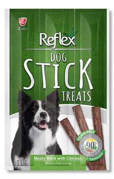 Reflex Dog Stick Tavuk Etli Köpek Tahılsız Ödül Çubukları 11 Gr x 3 Stick