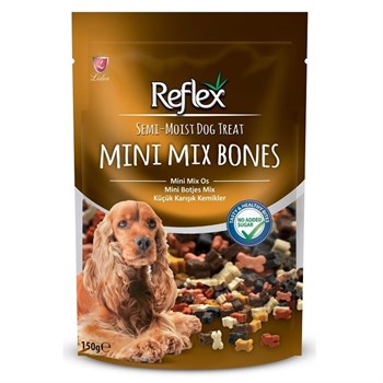 Reflex Mini Mix Bones Yarı Islak Köpek Ödül Kemiği 150 Gr