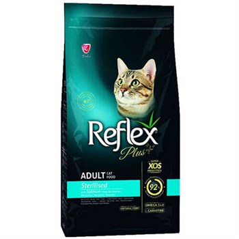 Reflex Plus Sterilised Somonlu Kısırlaştırılmış Kedi Maması 8 Kg