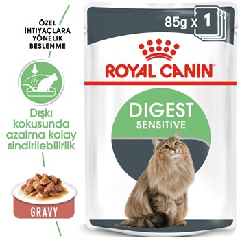 Royal Canin Gravy Sindirim Hassasiyeti Yetişkin Yaş Kedi Maması - 85 Gr