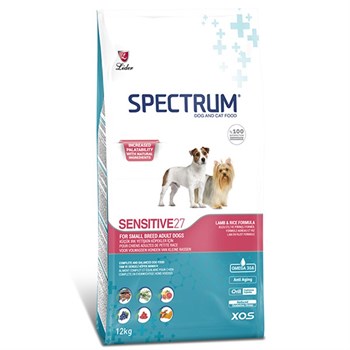 Spectrum Adult Sensitive27 Hipoalerjenik Small Breed Küçük Irk Kuzu Etli Yetişkin Köpek Maması 12 Kg