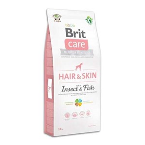 Brit Care Hair Skin Böcek ve Balıklı Deri Tüy Sağlığı için Yetişkin Köpek Maması 12 Kg 