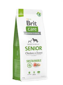 Brit Care Sustainable Senior Böcek ve Tavuk Yaşlı Köpek Maması 12 Kg