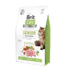 Brit Care Weight Control Senior Tavuk Etli Tahılsız Yaşlı Kedi Maması 2 Kg