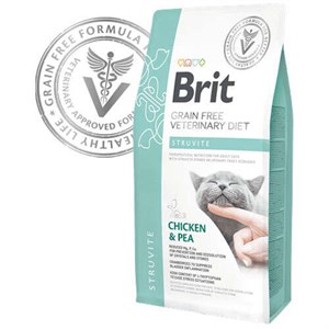 Brit Veterinary Diets Struvite Tahılsız Tavuk Bezelye Kedi Maması 5 Kg 