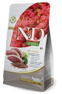 ND Quinoa Neutered Ördek Kinoa Aromalı Kısırlaştırılmış Kedi Maması 1,5 Kg