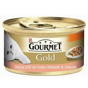 Purina Gourmet Gold Alabalıklı Sebzeli Konserve 85 Gr. X 24