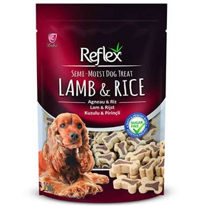 Reflex Kuzu Etli ve Pirinçli Küçük Irk Köpek Ödülü 150 Gr