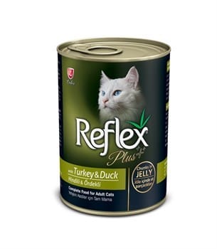 Reflex Plus Jelly Hindi ve Ördek Etli Jöleli Kedi Konservesi - 400 g