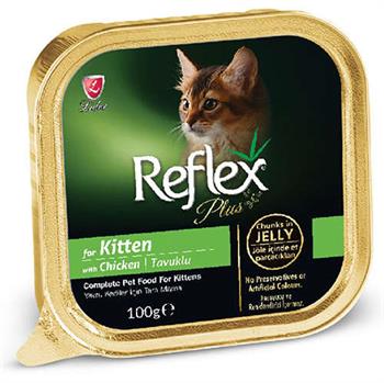 Reflex Plus Kitten Kümes Hayvanlı Jöleli Yavru Kedi Yaş Maması 100 Gr
