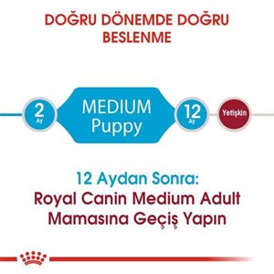 Royal Canin Medium Junior Yavru Köpek Maması - 10 Kg