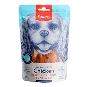 Wanpy Oven Roasted Gerçek Tavuk Kaplamalı Kalsiyum Kemik Köpek Ödülü 100 Gr