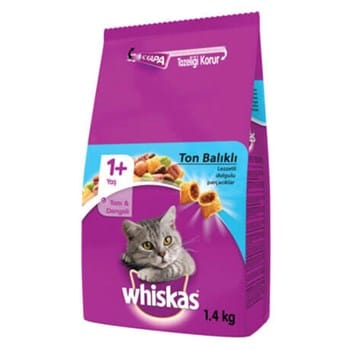 Whiskas Ton Balıklı ve Sebzeli Yetişkin Kedi Maması 1,4 Kg