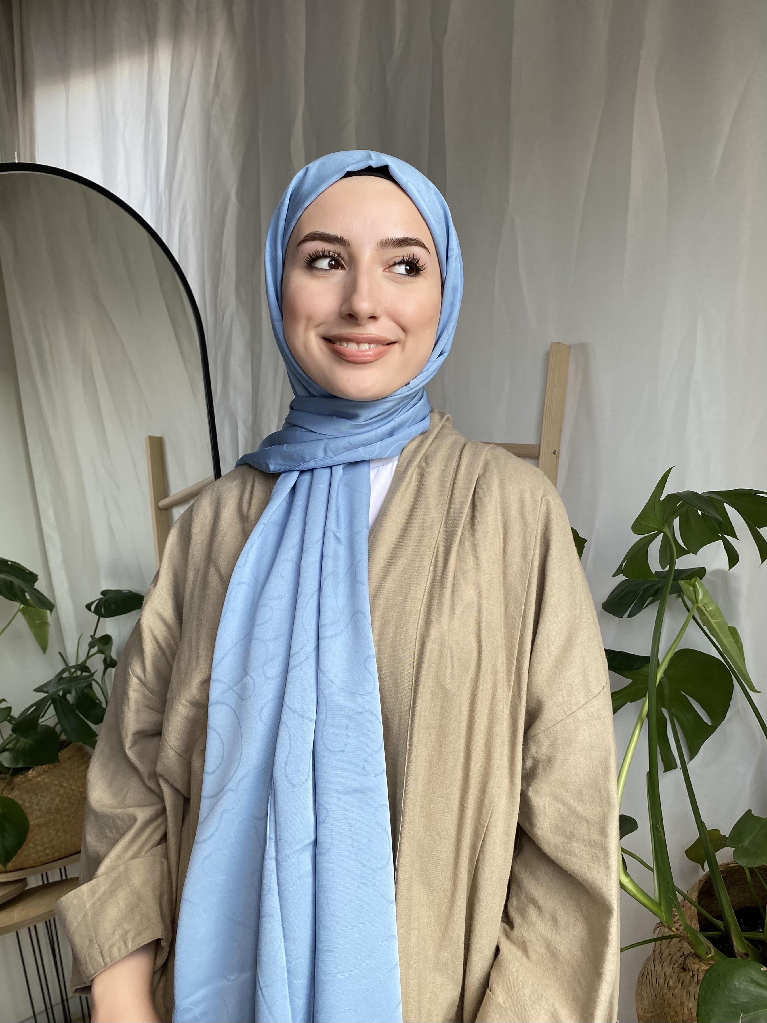 Kot Mavisi Dalga Desen