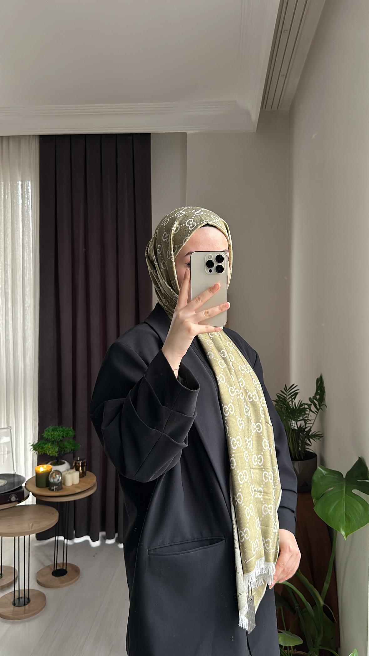 Soft Yeşil Gucci Şal
