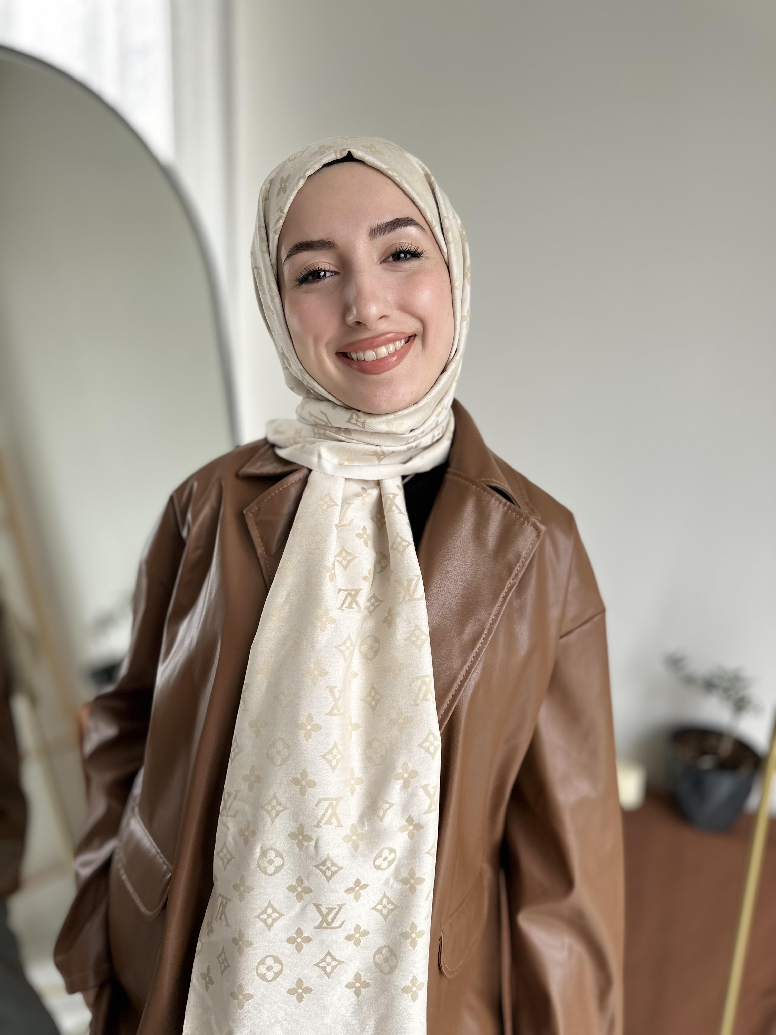 Bej LV Desen Kaşmir Şal