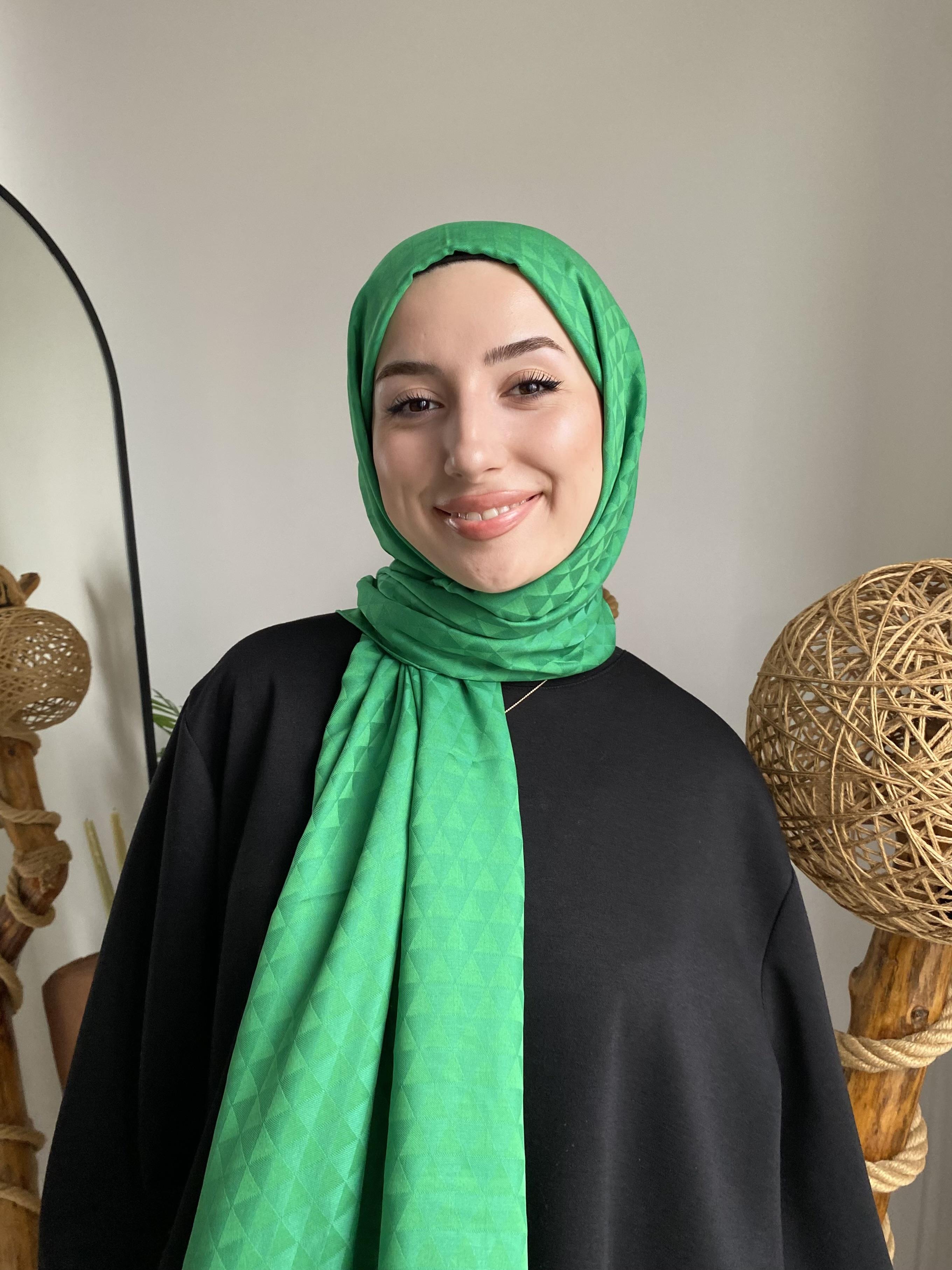 Benetton Prizma Desen Şal