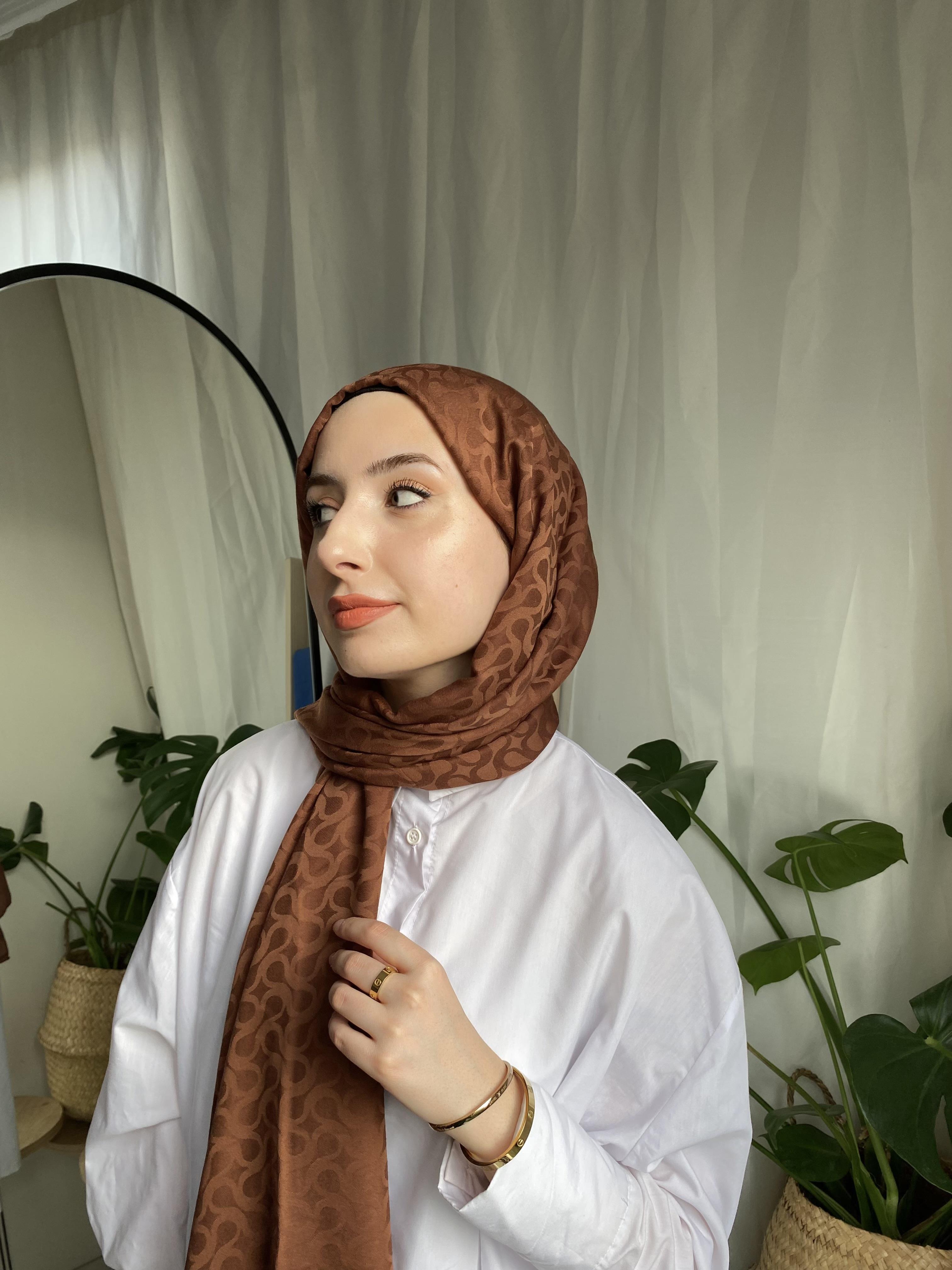 Çikolata Kahve Bloom Desen