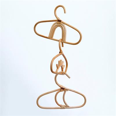 3lü Rattan Askı
