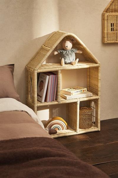 Rattan Ev Kitaplık