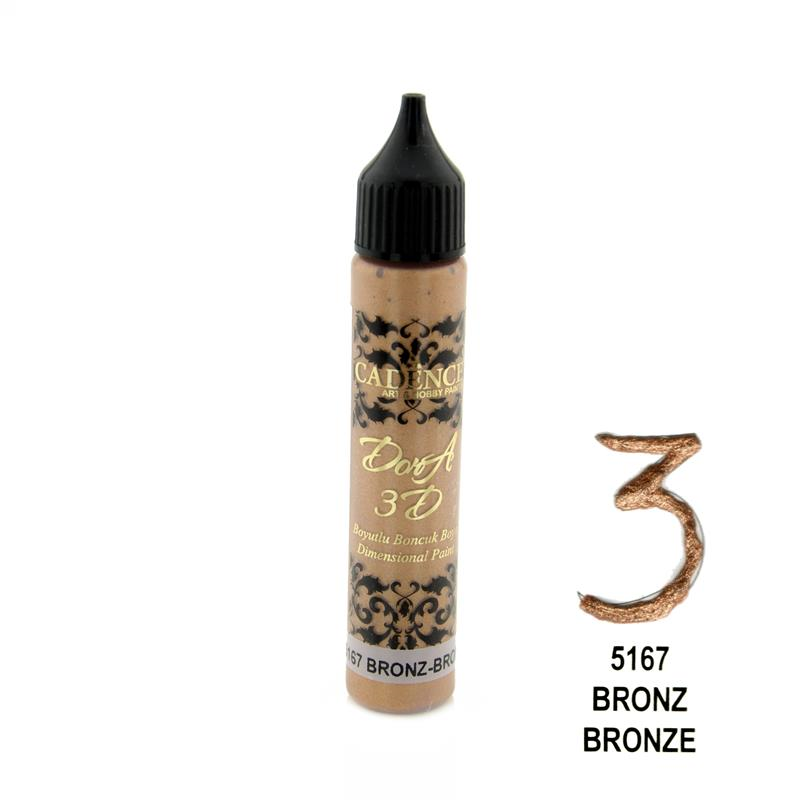 3D DORA BONCUK BOYA 5167 BRONZ 25ML