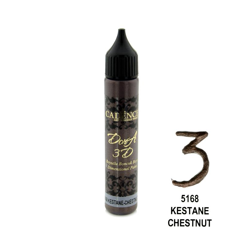3D DORA BONCUK BOYA 5168 KESTANE 25ML