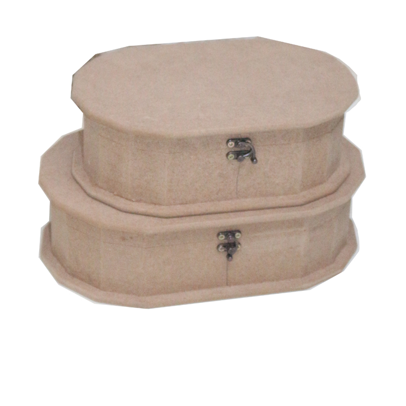 MDF OBJE- OVAL KİLİTLİ KUTU BÜYÜK