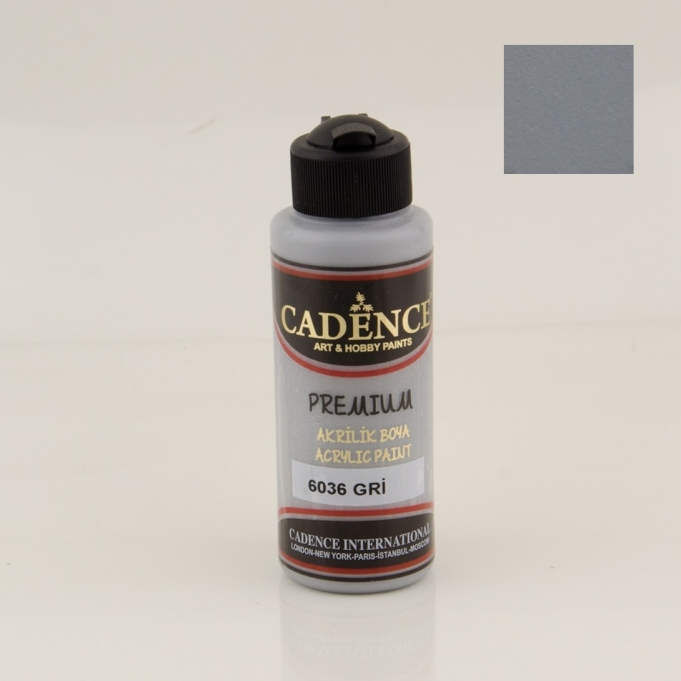 PREMIUM AKRİLİK BOYA 6036 GRİ 120ML