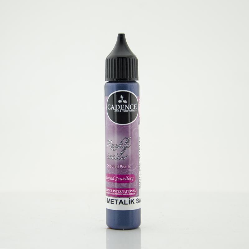 RENKLİ İNCİLER METALİK 590 SAFİR 25ML