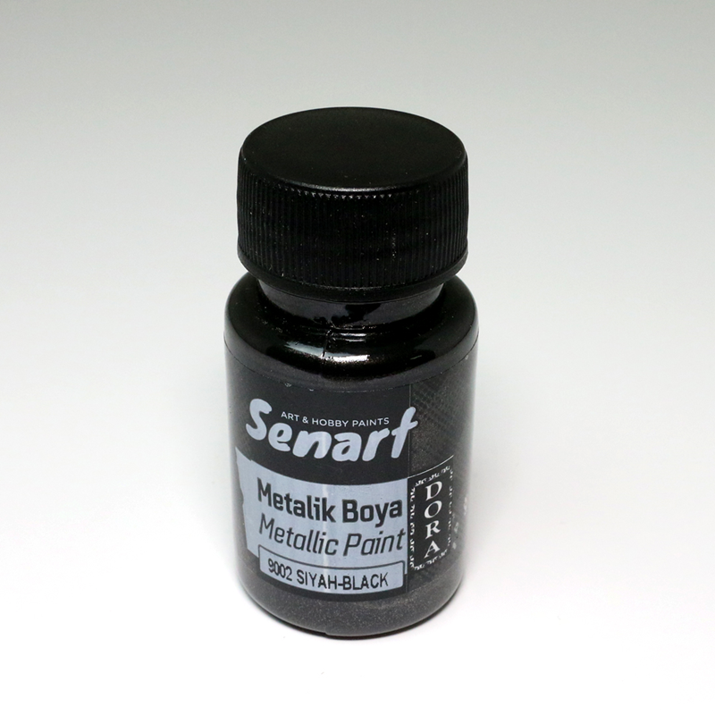 SENART DORA METALİK BOYA 9002 SİYAH 50ML