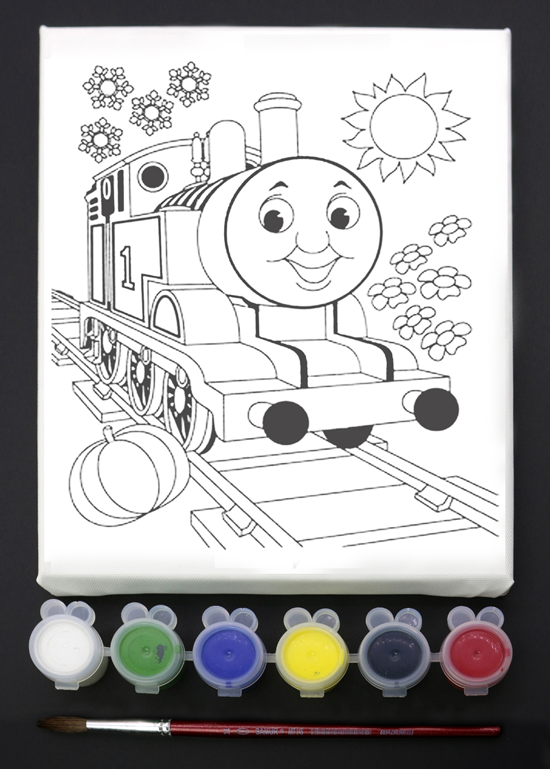 SENART DÜŞLE VE BOYA SETi DB-003 GÜLEN TREN