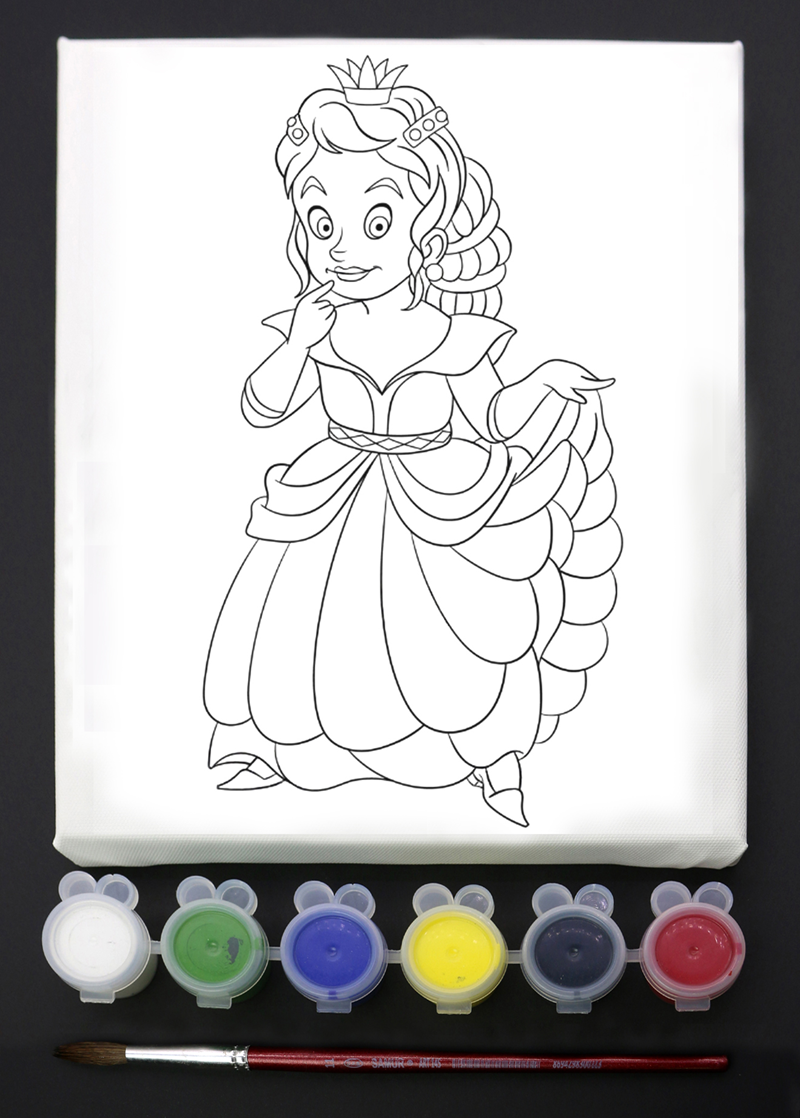 SENART DÜŞLE VE BOYA SETi DB-005 SİNDİRELLA