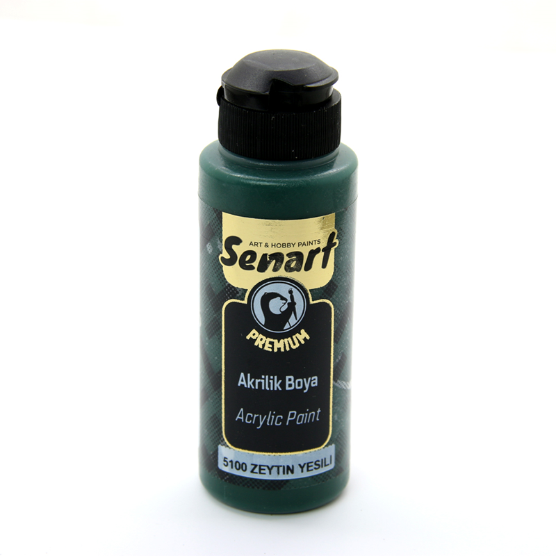 SENART PREMİUM AKRİLİK  5100-ZEYTİNYEŞİL 120ML