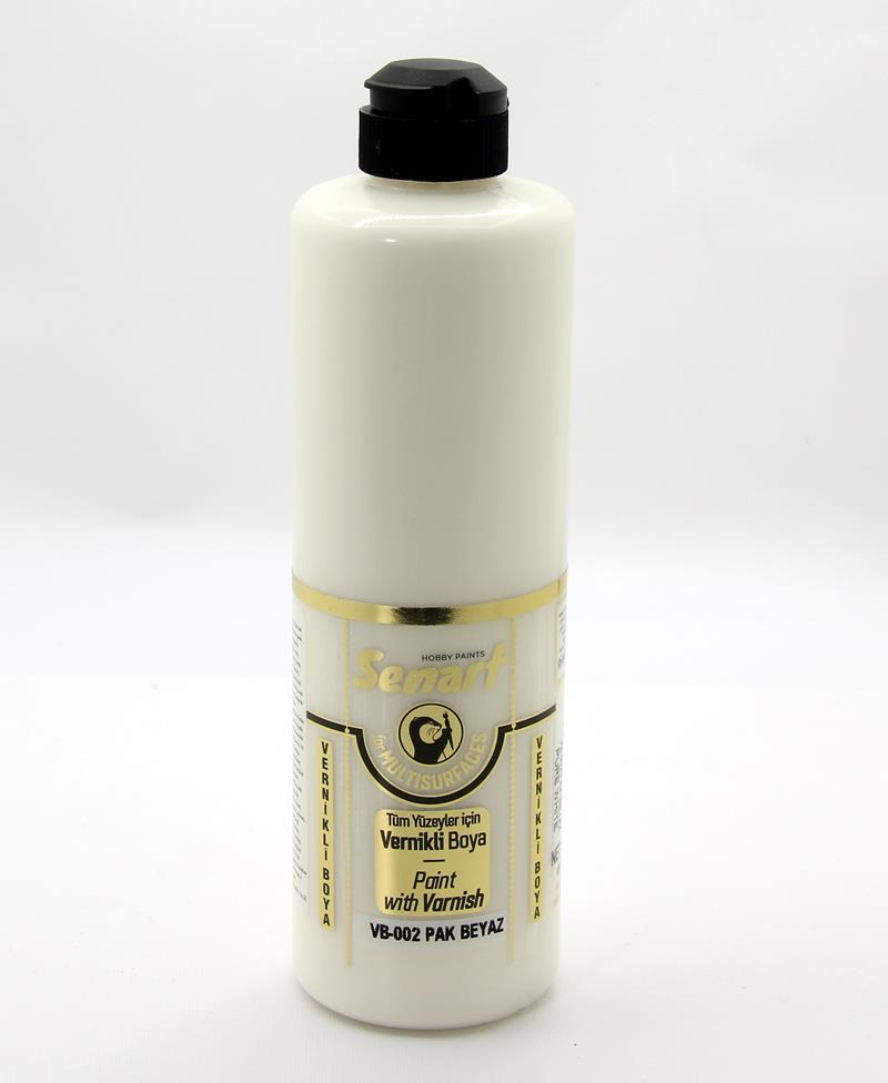 SENART VERNİKLİ BOYA VB-002 PAK BEYAZ 500 ML