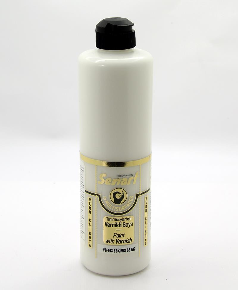 SENART VERNİKLİ BOYA VB-003 ESKİMİŞ BEYAZ 500 ML