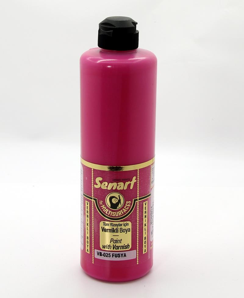 SENART VERNİKLİ BOYA VB-025 FUŞYA 500 ML