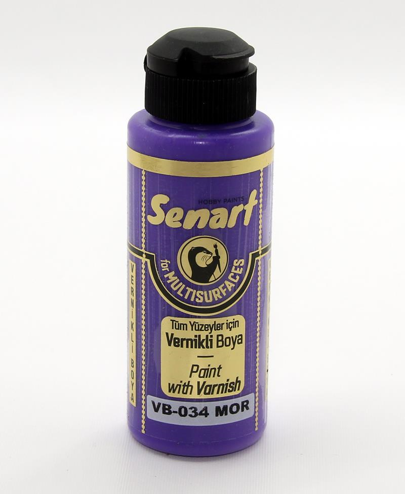 SENART VERNİKLİ BOYA VB-034 MOR 120 ML
