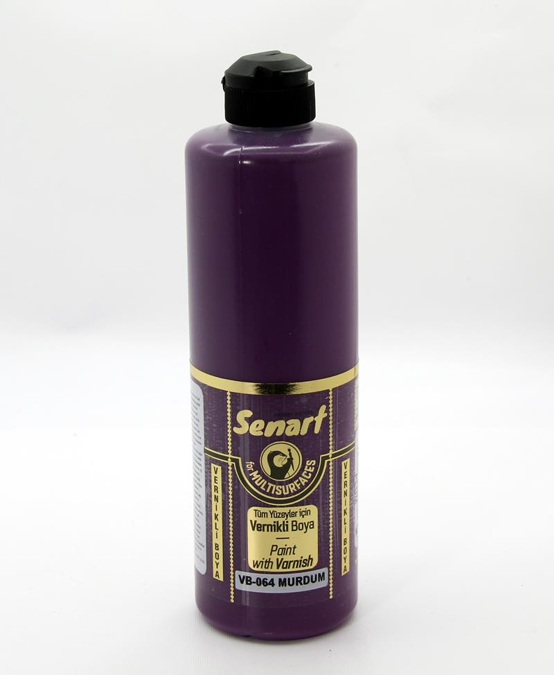 SENART VERNİKLİ BOYA VB-064 MÜRDÜM 500 ML