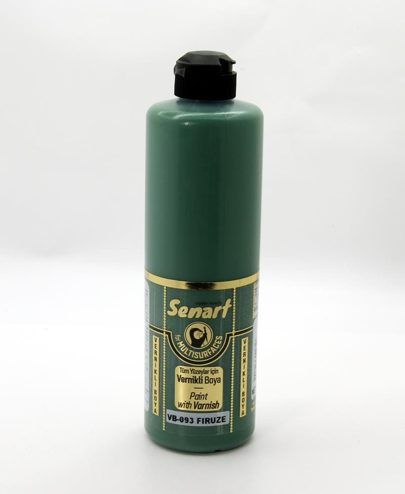 SENART VERNİKLİ BOYA VB-093 FİRUZE 500 ML
