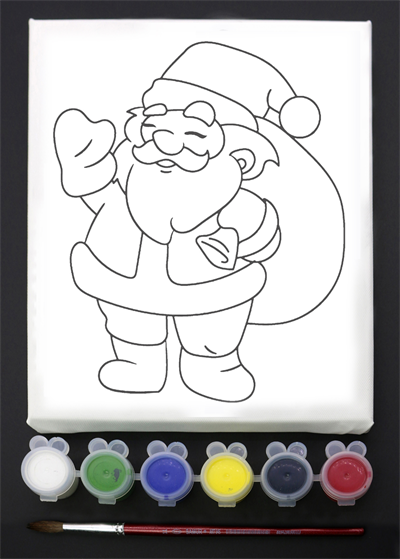 SENART DÜŞLE VE BOYA SETi DB-010 NOEL BABA