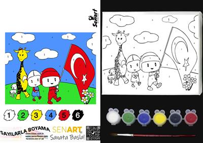 SENART SAYILARLA BOYAMA SETİ SB- 021 PEPE