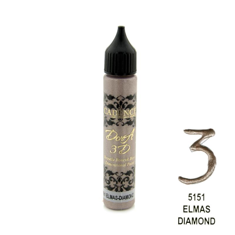 3D DORA BONCUK BOYA 5151 ELMAS 25ML
