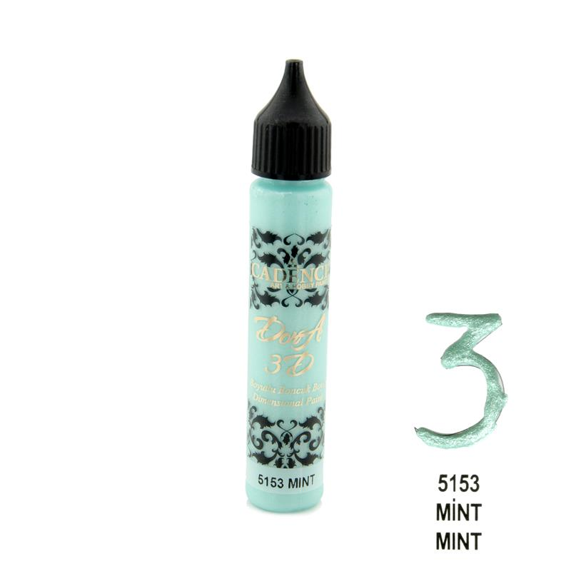 3D DORA BONCUK BOYA 5153 MINT 25ML