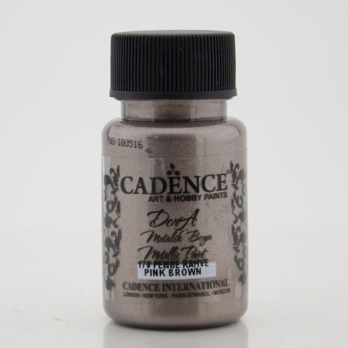 DORA METALİK BOYA 170 PEMBE KAHVE 50ML