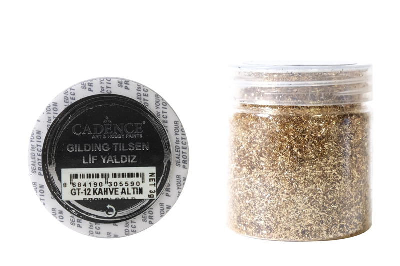 LİF VARAK (GILDING TILSEN )GT-12 KAHVE ALTIN  3ML