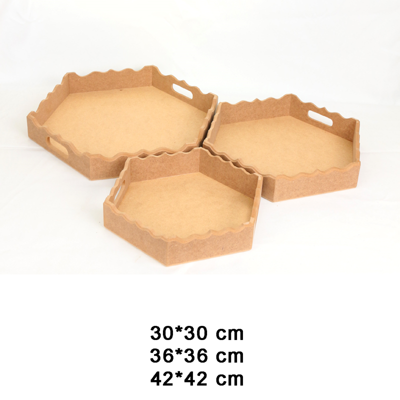 MDF OBJE- ALTIGEN TEPSİ ORTA