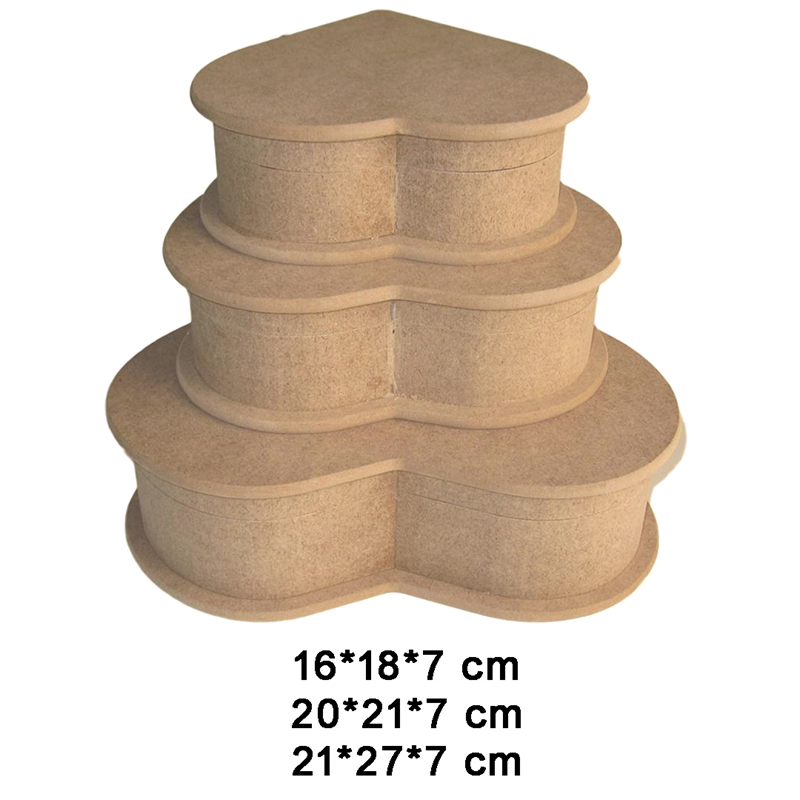 MDF OBJE- KALP KUTU ORTA