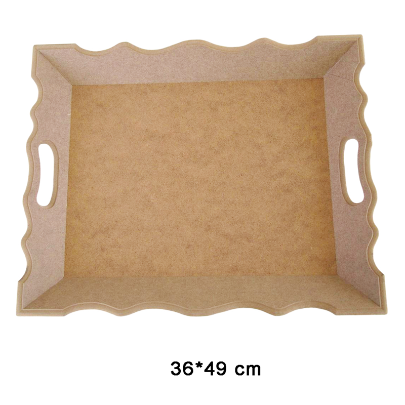 MDF OBJE- KORDONLU TEPSİ