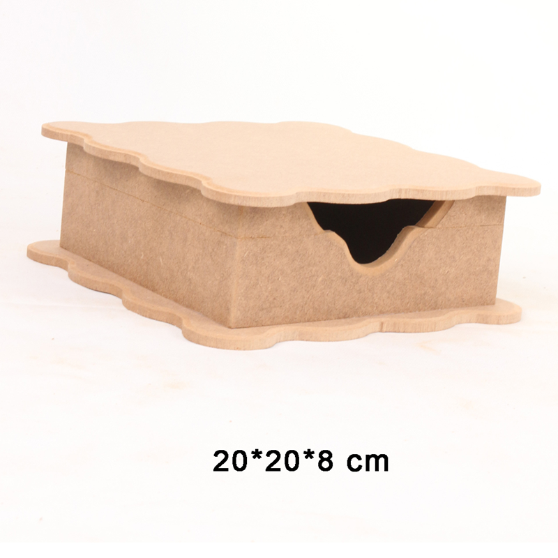 MDF OBJE- ÖNÜ AÇIK PEÇETE KUTU