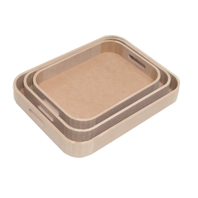 MDF OBJE- OVAL KÜÇÜK TEPSİ
